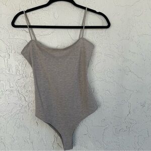 REFORMATION Bodysuit Women Medium Ribbed Beige‎